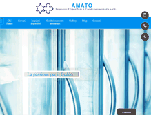 Tablet Screenshot of amatosrl-refrigerazione.com